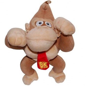 Jucarie din plus Super Mario - Donkey Kong, 30 cm Jucarie din plus Super Mario - Donkey Kong, 30 cm