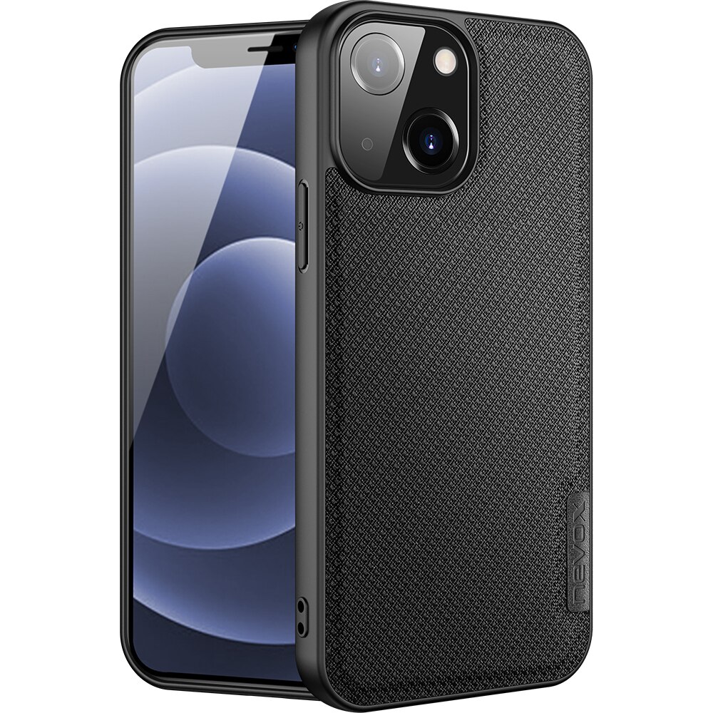 Husa premium NEVOX StyleShell Nylo pentru Apple iPhone 13 Mini, black