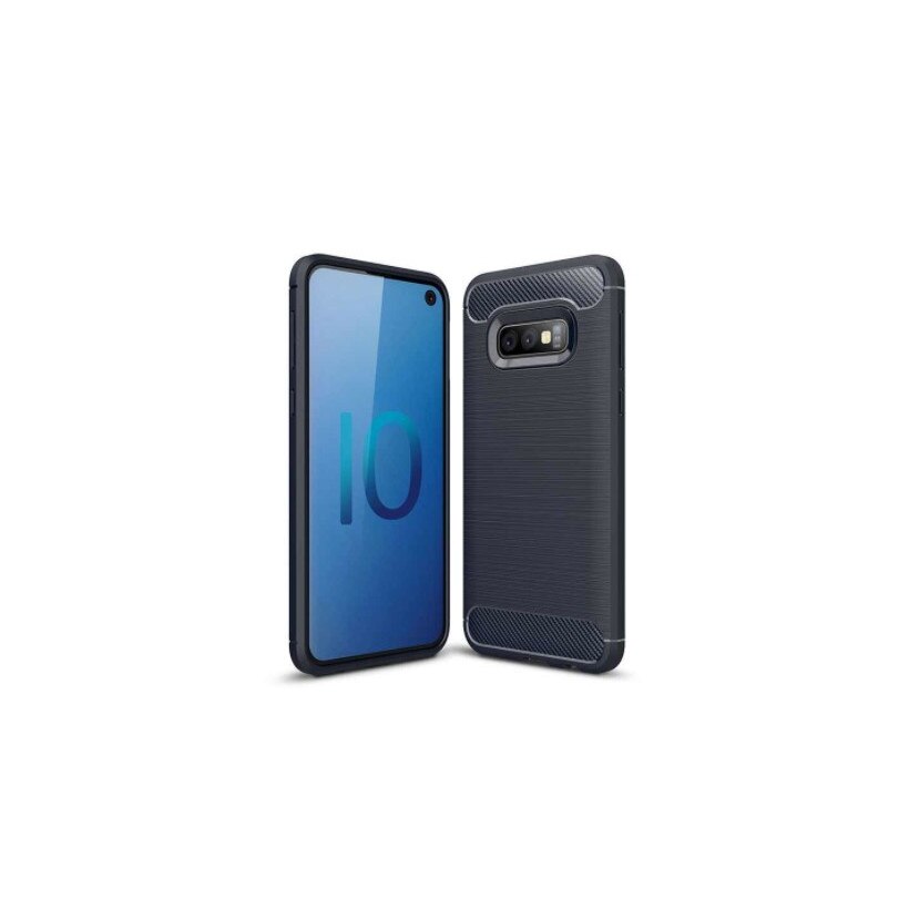 Husa din silicon, pentru Samsung Galaxy S10e, bumper, Bleumarin