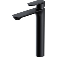 Baterie inalta lavoar Cersanit Crea S951-332, cu aerator, cartus ceramic, Negru