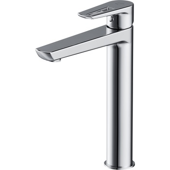 Baterie inalta lavoar Cersanit Mille S951-354, cu aerator, cartus ceramic, dop Klik-Klak, Crom Baterie inalta lavoar Cersanit Mille S951-354, cu aerator, cartus ceramic, dop Klik-Klak, Crom