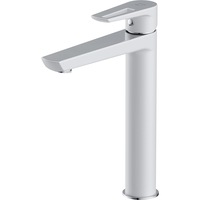 Baterie inalta lavoar Cersanit Mille S951-355, cu aerator, cartus ceramic, dop Klik-Klak, Alb