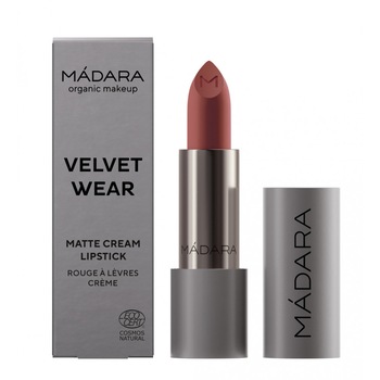 Ruj mat cremos 32 Warm Nude Velvet Wear 4 g Madara Ruj mat cremos 32 Warm Nude Velvet Wear 4 g Madara