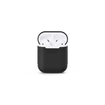 Husa pentru casti Apple AirPods, Negru Husa pentru casti Apple AirPods, Negru