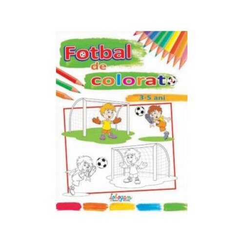 Fotbal de colorat, 3-5 ani