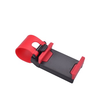 Suport universal pentru volan, Zola®, banda din silicon, negru cu rosu Suport universal pentru volan, Zola®, banda din silicon, negru cu rosu