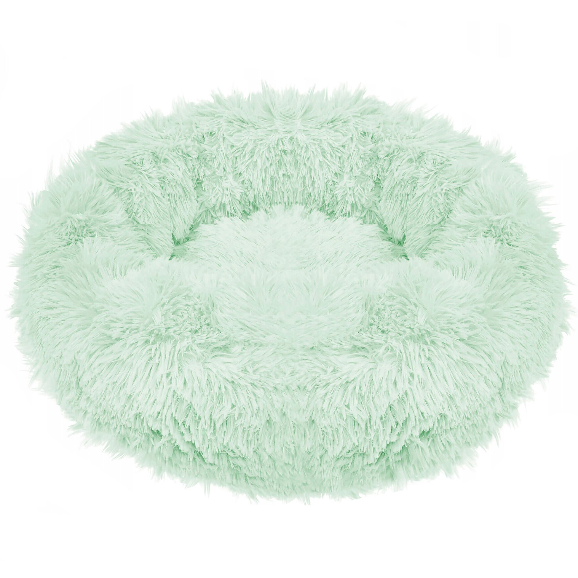 Pat Sersimo pentru caini si pisici, cu husa detasabila, verde menta, diametru 60cm