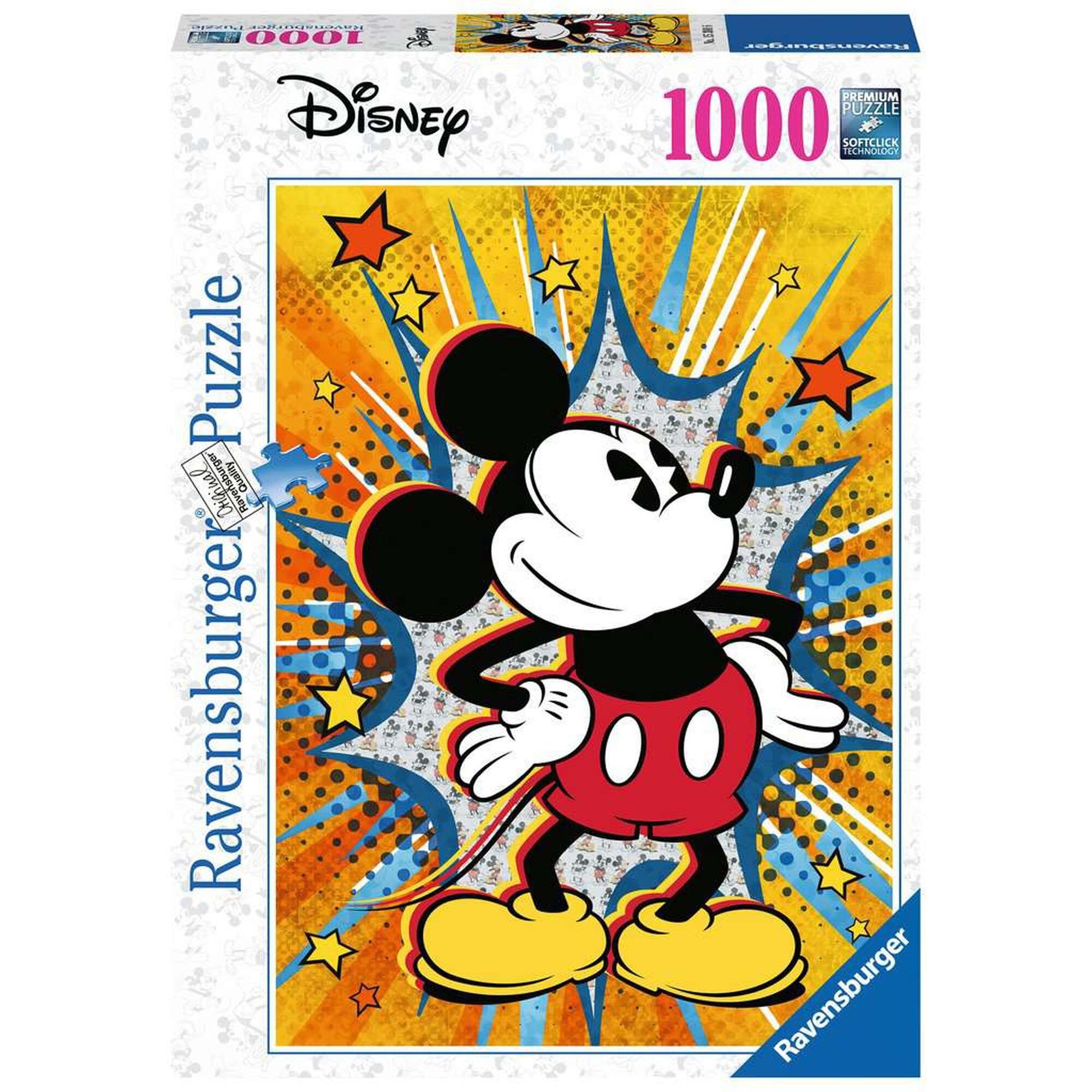 Puzzle Ravensburger - Retro Mickey, 1000 piese