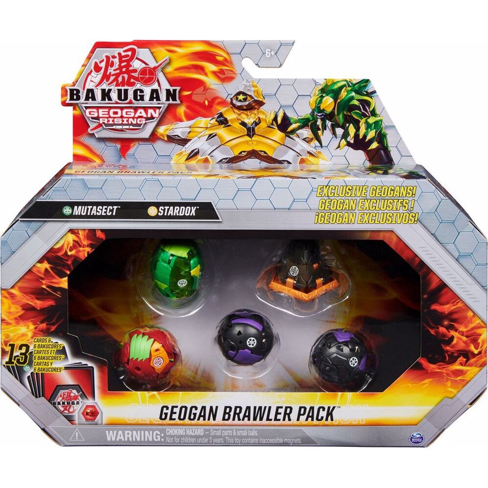 Set de joaca Bakugan Geogan Rising - Brawler, Mutasect si Stardox