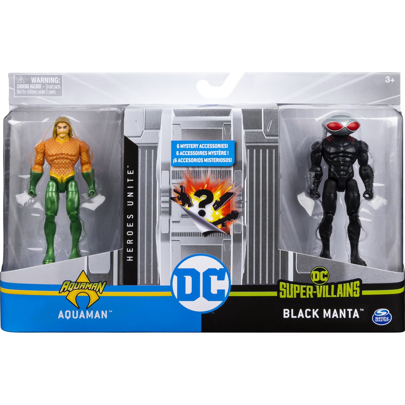 chrysanthemum Damp Hinder Set 2 figurine DC Comics - Aquaman si Black Manta, cu 6 accesorii - eMAG.ro