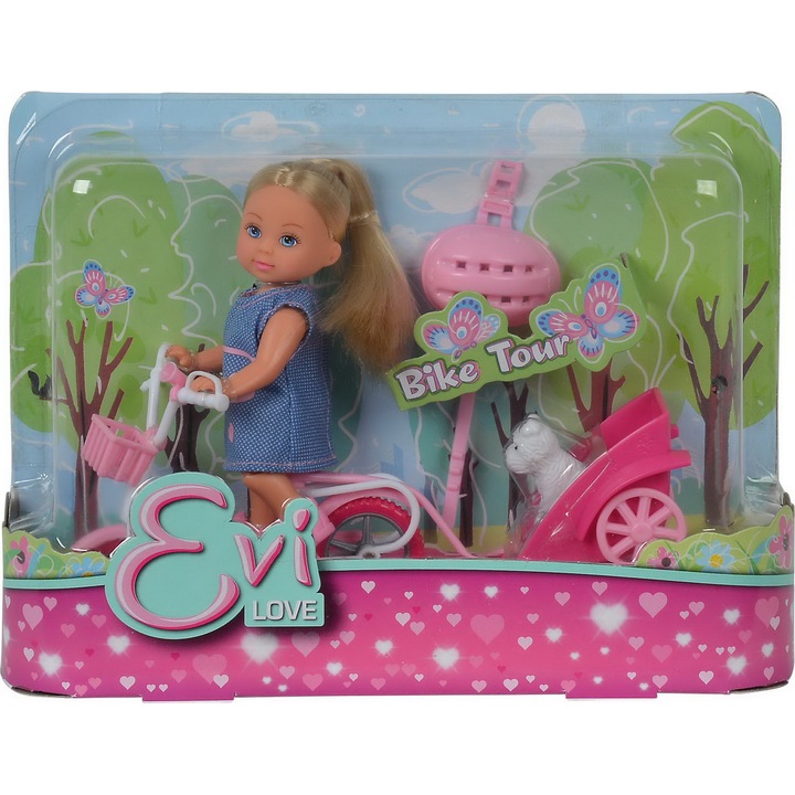 Комплект за игра Evi Love - Bike Tour, С рокля