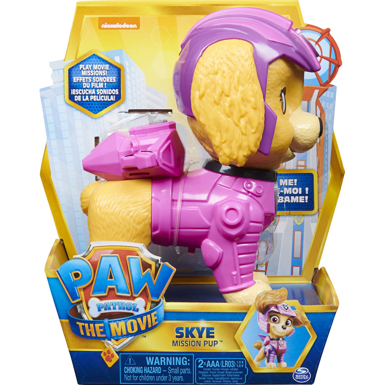 Figurina interactiva Paw Patrol - Skye, 15 cm
