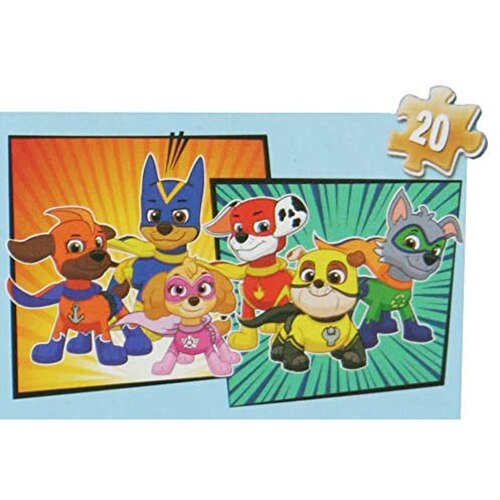 Puzzle lemn Paw Patrol 4 in 1, 12/16/20/24 piese - eMAG.ro