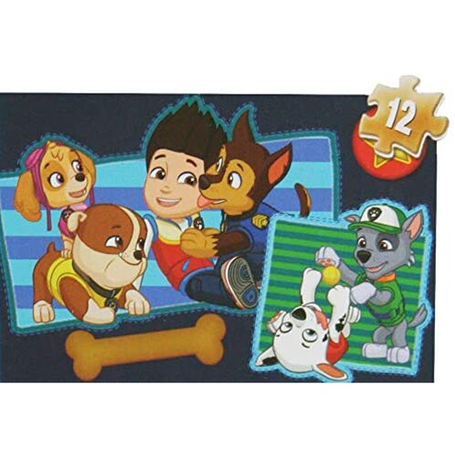 Puzzle lemn Paw Patrol 4 in 1, 12/16/20/24 piese - eMAG.ro