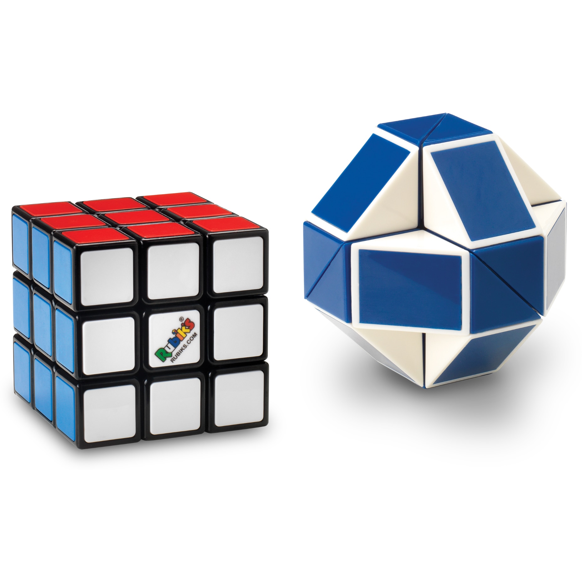 Cube duo. Кубик Рубика на прозрачном фоне.