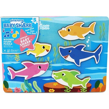 Puzzle muzical Spin Master - Baby Shark, 5 piese Puzzle muzical Spin Master - Baby Shark, 5 piese