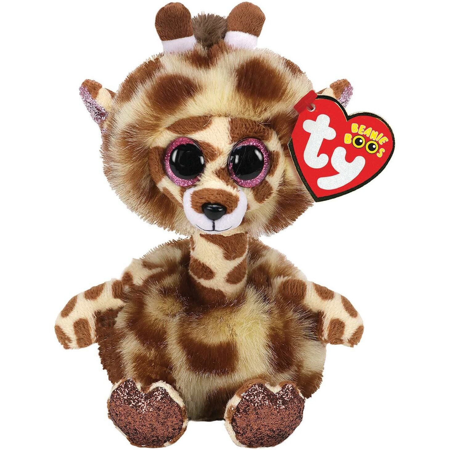 Jucarie de plus TY - Beanie Boos, Girafa, 15 cm
