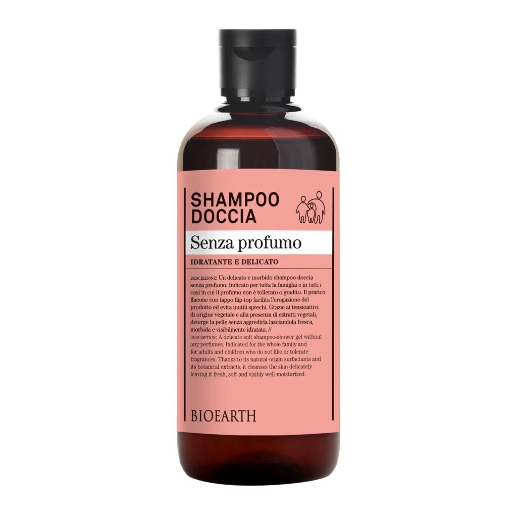 Sampon si gel de dus fara parfum, Bioearth, 500ml