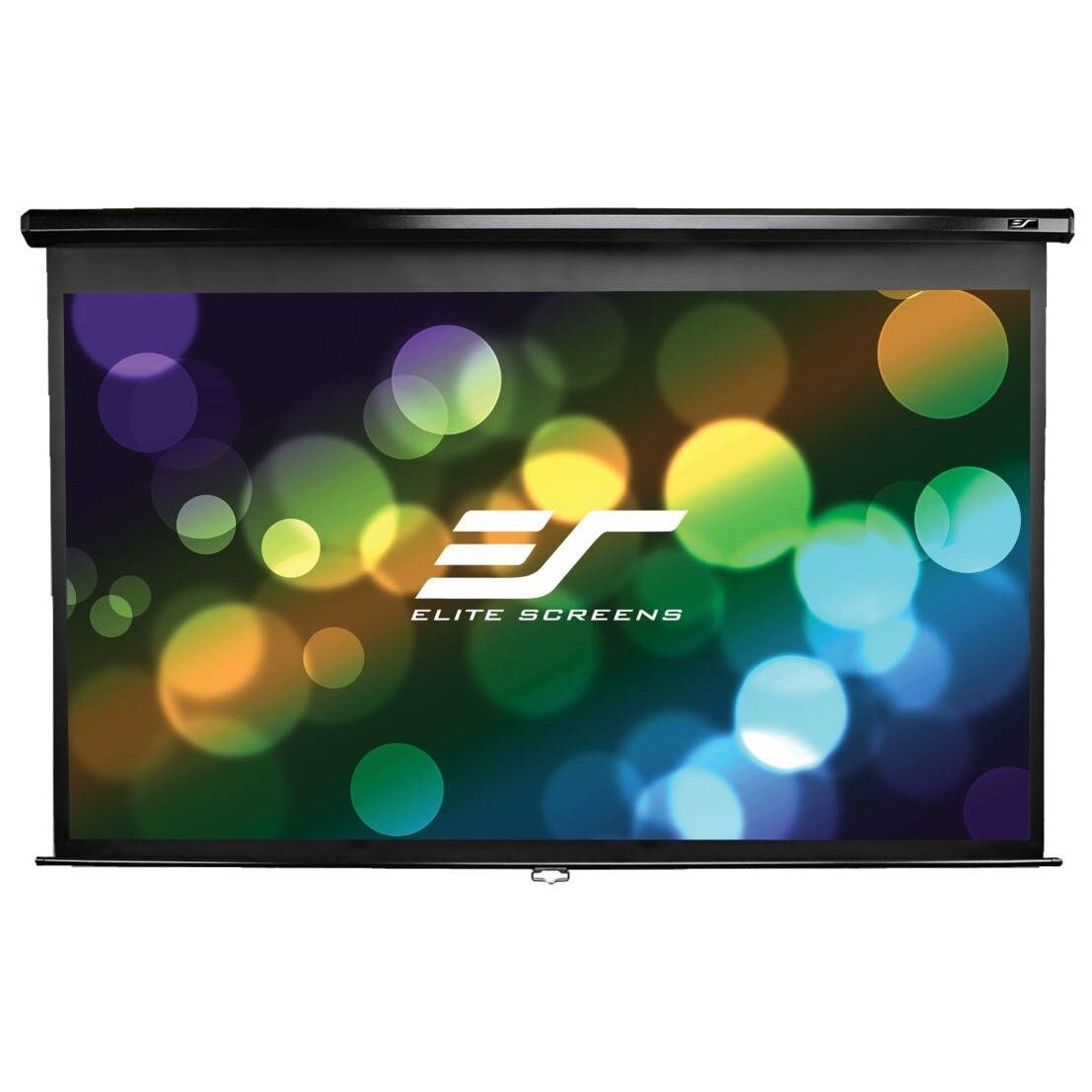 Ecran proiectie manual, perete/tavan, 186 x 104.6 cm, EliteScreens M84UWH, Format 16:9