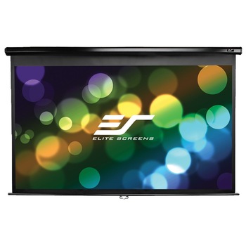 Ecran proiectie manual EliteScreens M135UWH2, perete/tavan, 298,9 x 168,1 cm, format 16:9 Ecran proiectie manual EliteScreens M135UWH2, perete/tavan, 298,9 x 168,1 cm, format 16:9