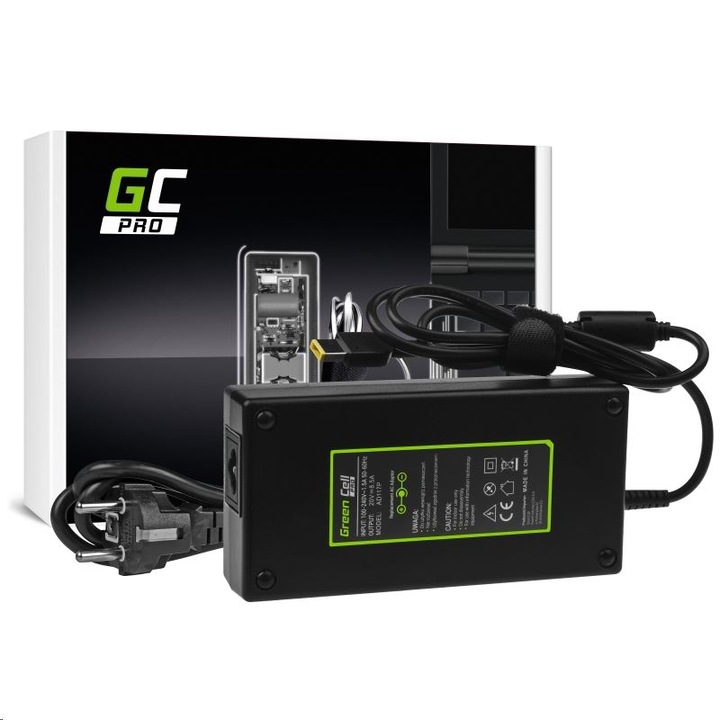 Захранване за лаптоп GREEN CELL, PRO Charger / AC Adapter 20V 8.5A 170W for Lenovo Legion 5-15 15ARH05 15IMH05 17IMH05 Y530-15 Y540-15IRH Y540-17 Y720