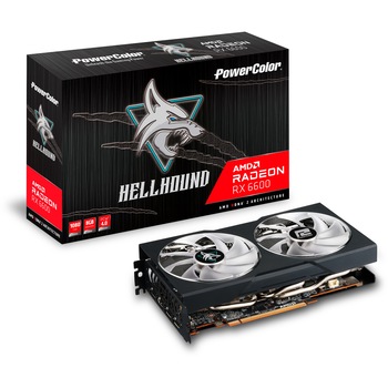 Placa video Powercolor Radeon™ RX 6600 Hellhound , 8GB GDDR6, 128-bit Placa video Powercolor Radeon™ RX 6600 Hellhound , 8GB GDDR6, 128-bit