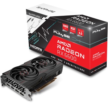 Placa video Sapphire Radeon™ RX 6600 PULSE, 8GB GDDR6, 128-bit Placa video Sapphire Radeon™ RX 6600 PULSE, 8GB GDDR6, 128-bit