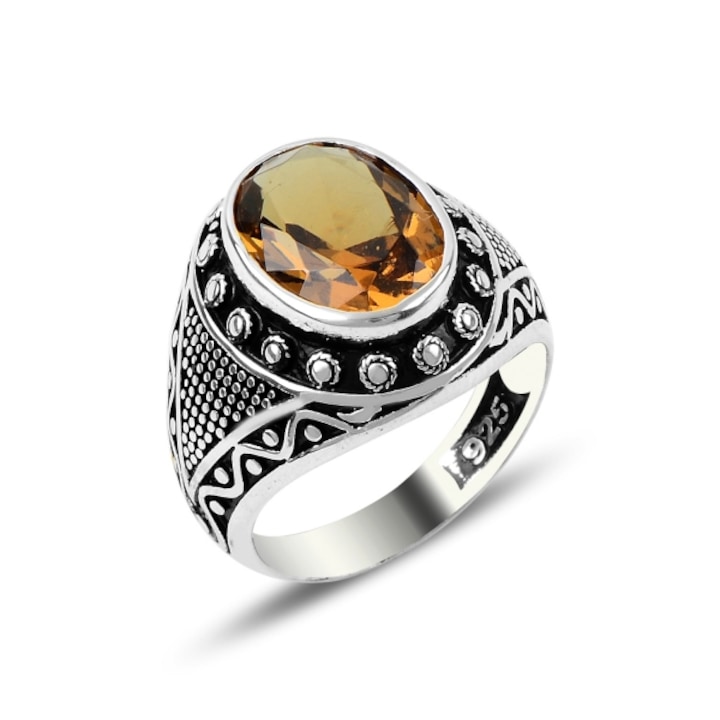 Изящен сребърен пръстен със зултанит 16581