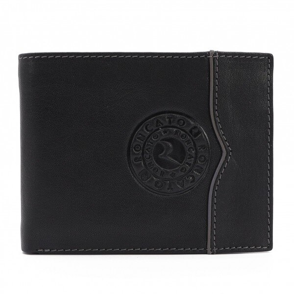 Portofel barbati Roncato PT612, piele naturala, Negru