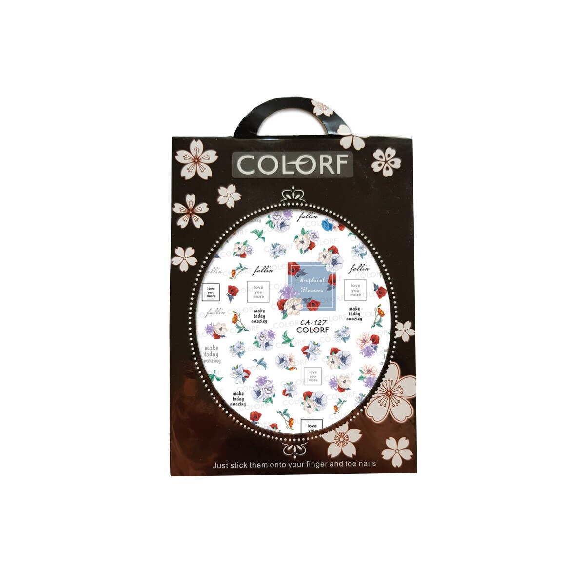 Matrita autoadezive pentru unghii, MoonbasaNails, CA-127, Multicolor