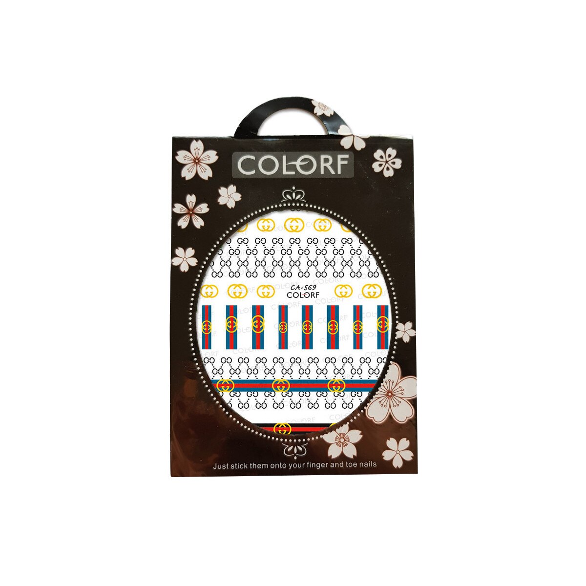 Matrita autoadezive pentru unghii, MoonbasaNails, CA-569, Multicolor