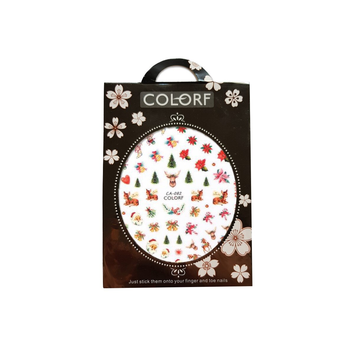 Matrita autoadezive pentru unghii, MoonbasaNails, CA-082, Multicolor