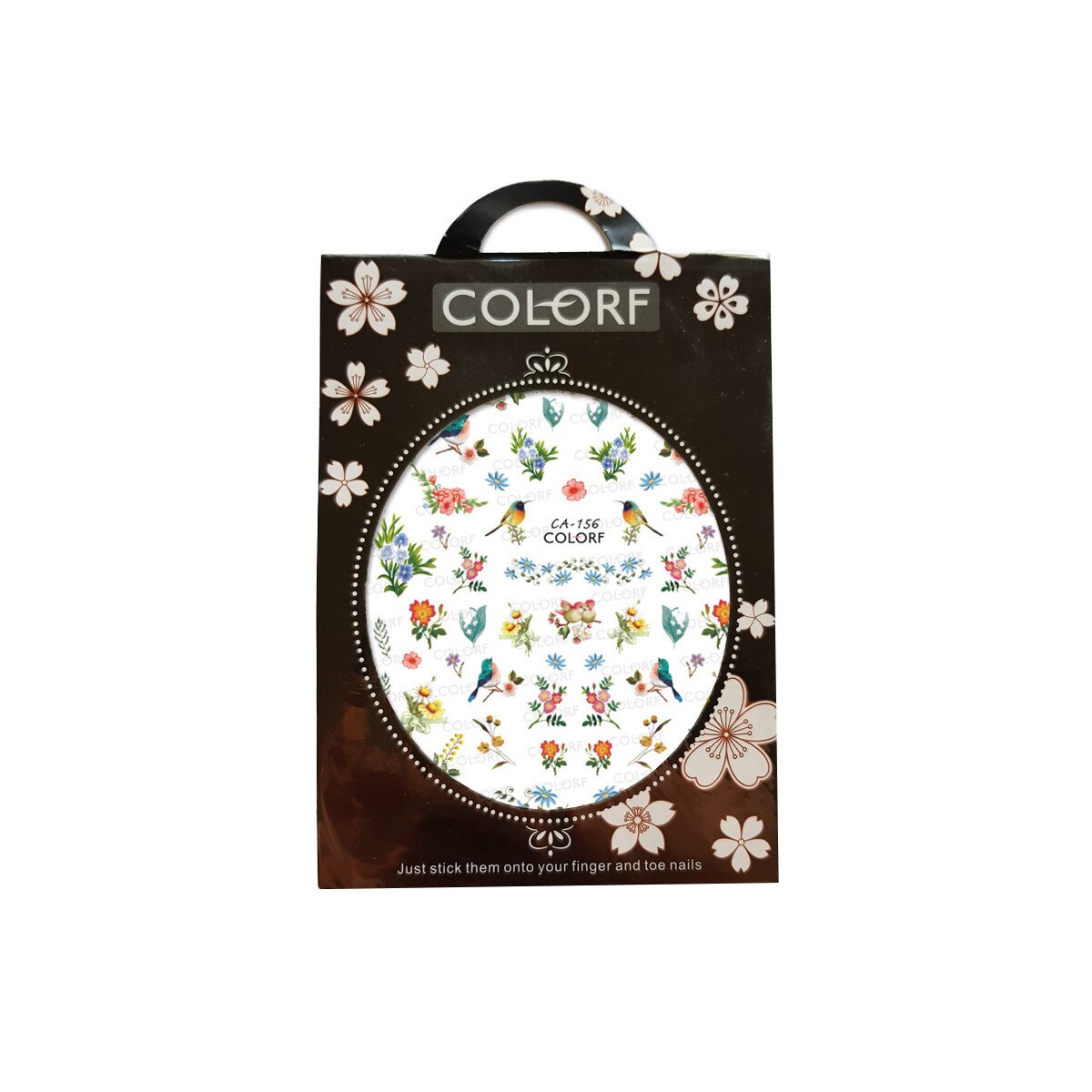 Matrita autoadezive pentru unghii, MoonbasaNails, CA-156, Multicolor