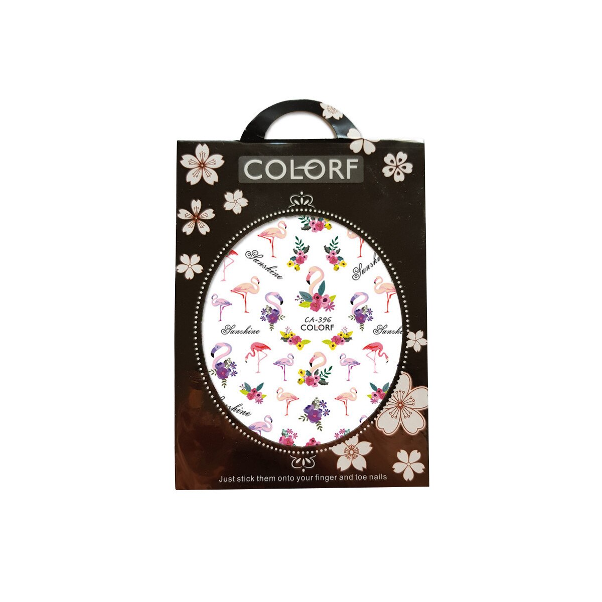 Matrita autoadezive pentru unghii, MoonbasaNails, CA-396, Multicolor