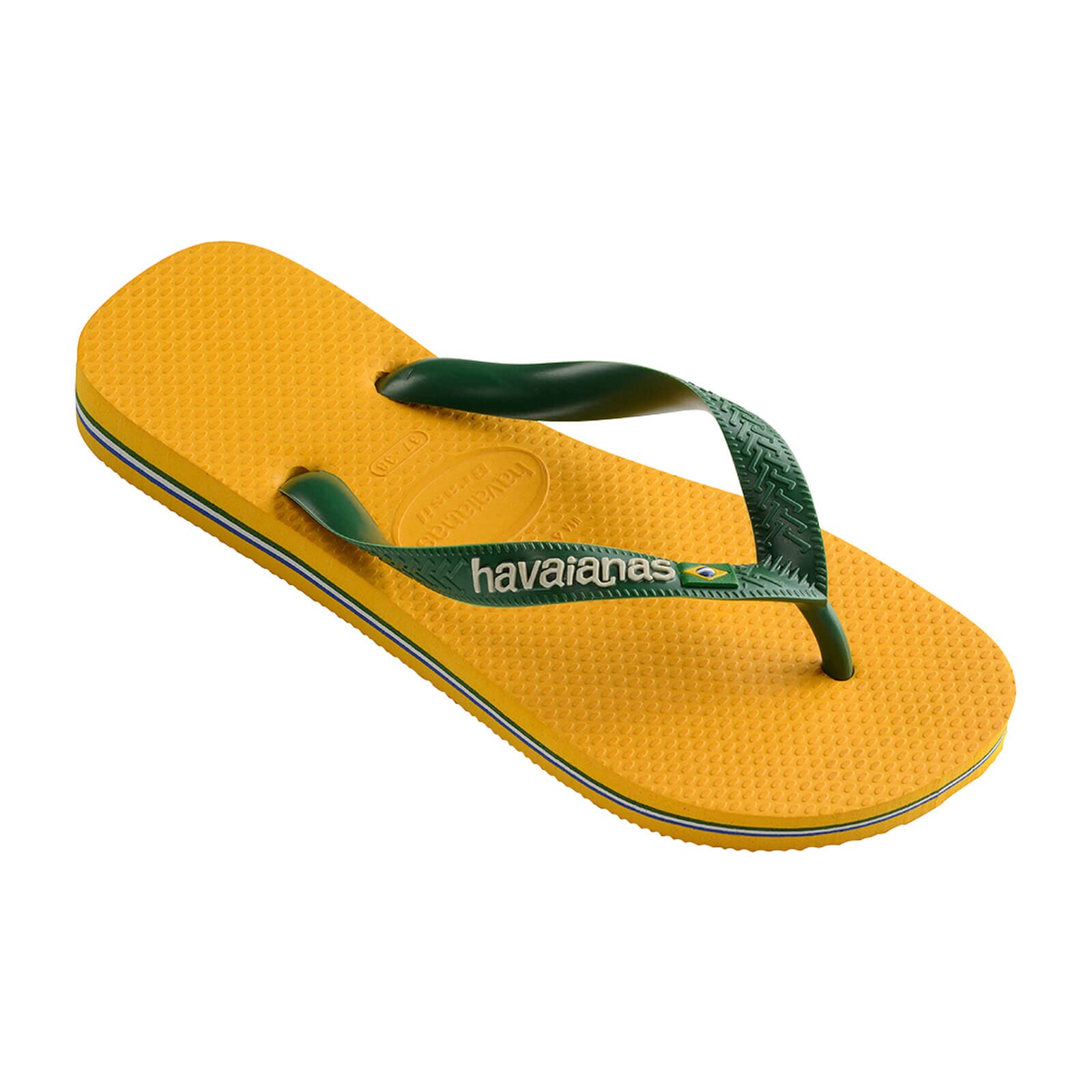 Slapi Havaianas Brasil Logo - 4110850-1652 5337, Galben, 43-44