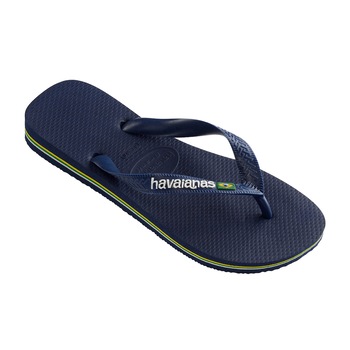 Slapi Havaianas Brasil Logo - 4110850-0555 5334, Albastru inchis, 43-44 Slapi Havaianas Brasil Logo - 4110850-0555 5334, Albastru inchis, 43-44