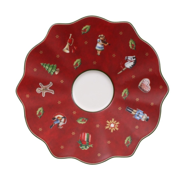Чиния за чаша еспресо Villeroy & Boch, Toys Delight White, 13см