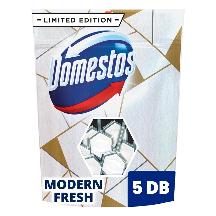 DOMESTOS Power5 Modern Fresh WC-rúd, 5x55g