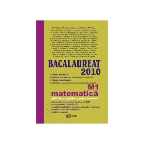 Ghid Metodic Bacalaureat 2010 matematica M1
