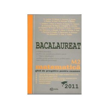Bacalaureat 2011 Matematica M2, Mihai Baluna Bacalaureat 2011 Matematica M2, Mihai Baluna