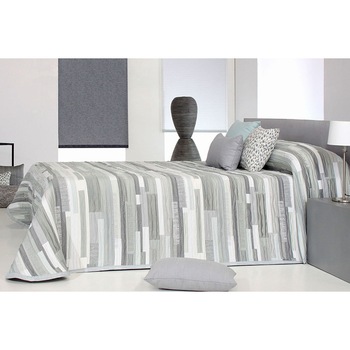 Set Cuvertura Mate si o fata de perna, Reig Marti, gri, 205 cm x 270 cm Set Cuvertura Mate si o fata de perna, Reig Marti, gri, 205 cm x 270 cm