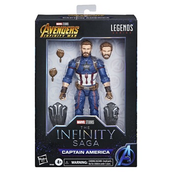 Figurina Marvel Legends Series - Infinity Saga, Capitanul America, 5 accesorii, 15 cm Figurina Marvel Legends Series - Infinity Saga, Capitanul America, 5 accesorii, 15 cm