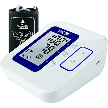 Tensiometru digital de brat Simbio B07, 120 memorii, alb Tensiometru digital de brat Simbio B07, 120 memorii, alb