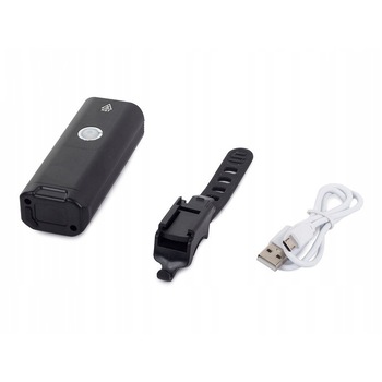 Far pentru bicicleta cu sport de prindere, Zola®, LED, 2 intensitati, Negru Far pentru bicicleta cu sport de prindere, Zola®, LED, 2 intensitati, Negru