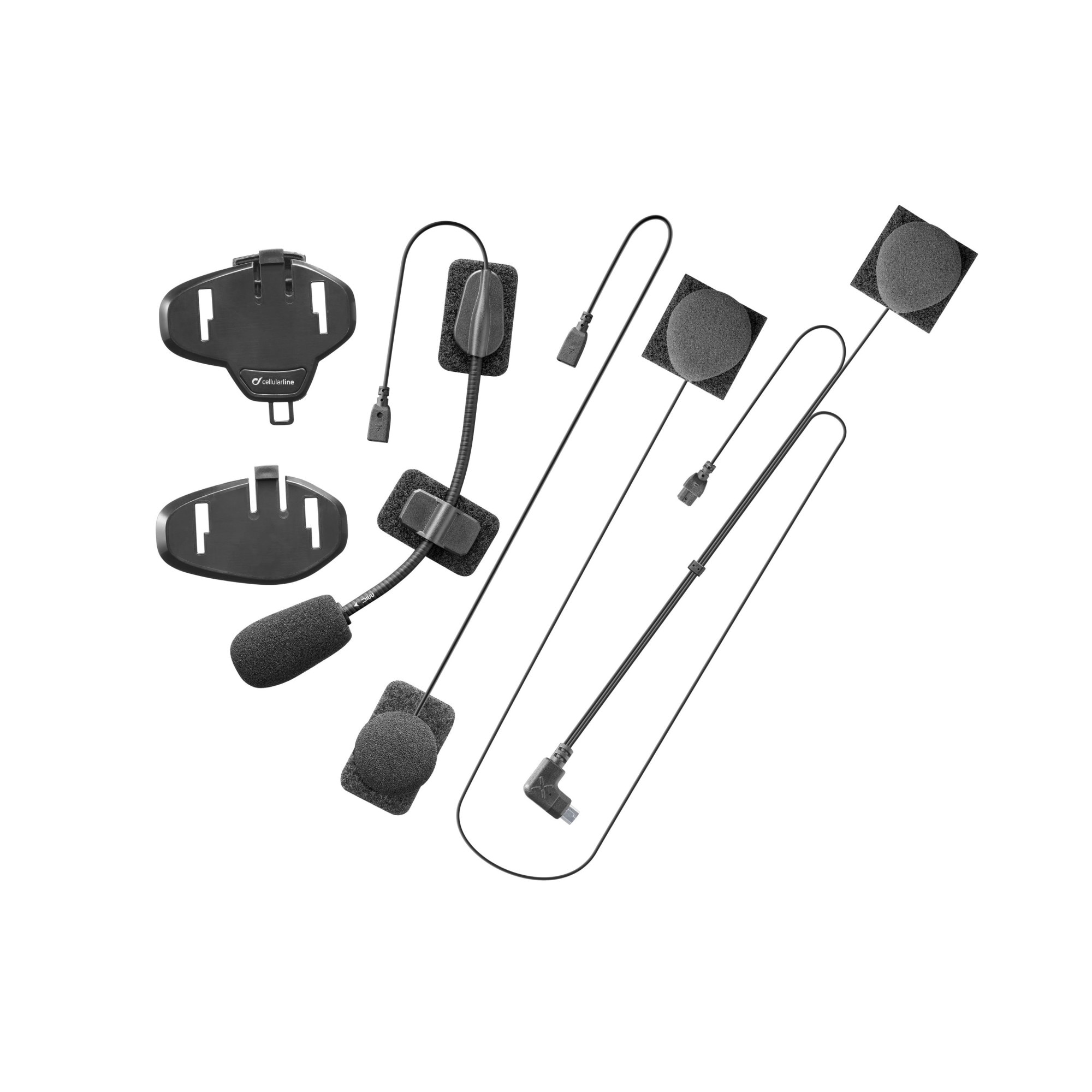Kit audio si sistem de prindere compatibil Interphone TOUR/SPORT/LINK/URBAN/AVANT