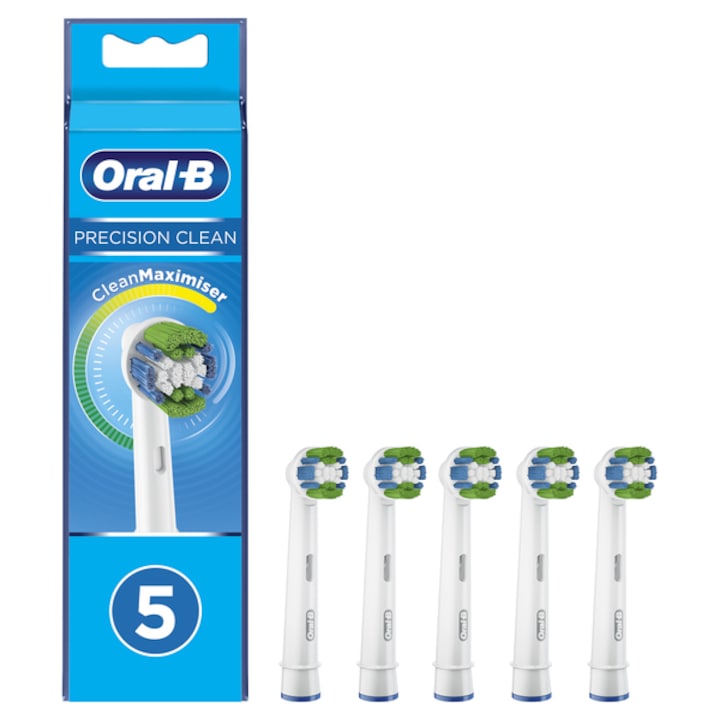 Oral-B elektromos fogkefe készlet, Precision Clean, CleanMaximiser technológia, 5db