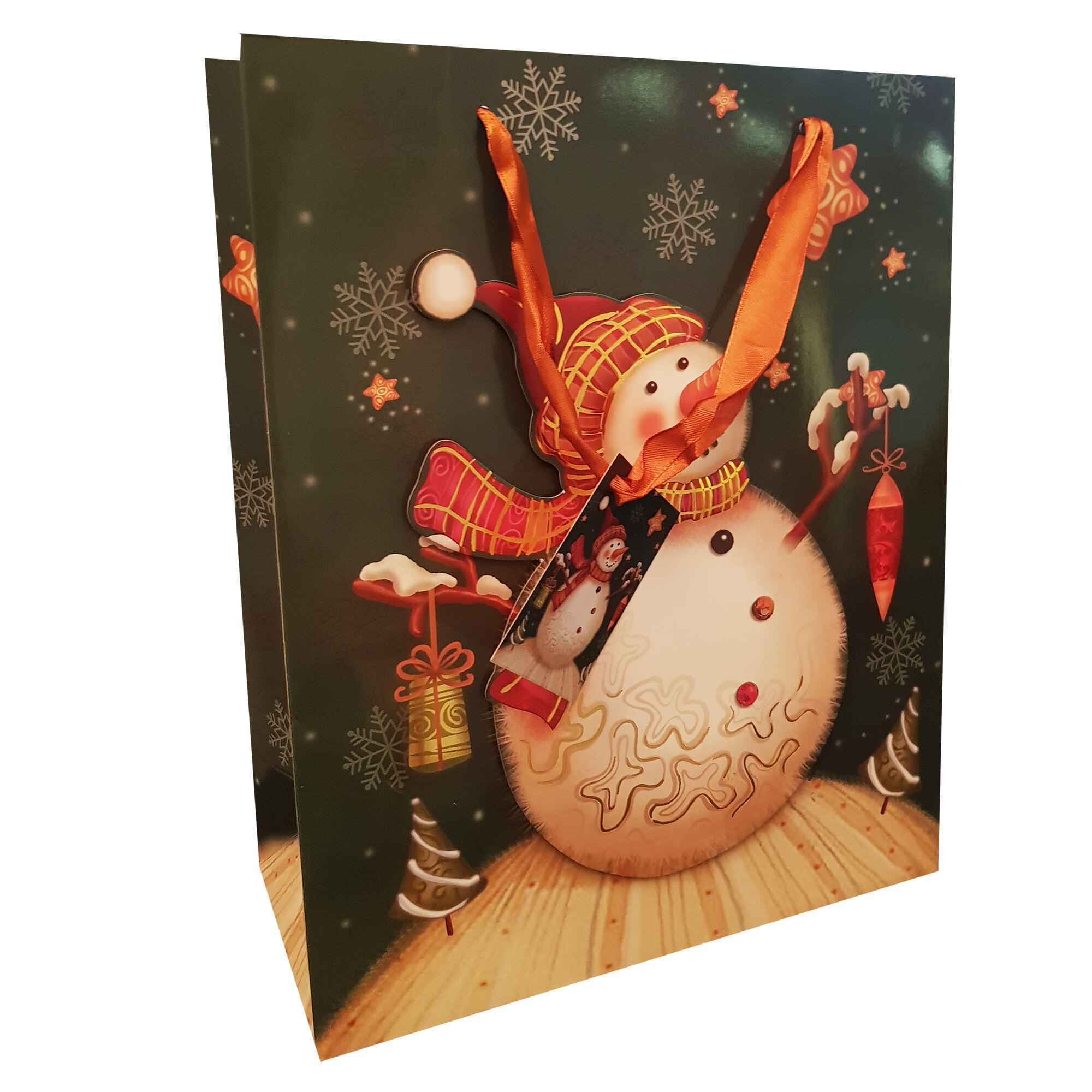 Set 10 buc Punga AR1 cu aplicatii Craciun, 26x32x13 cm