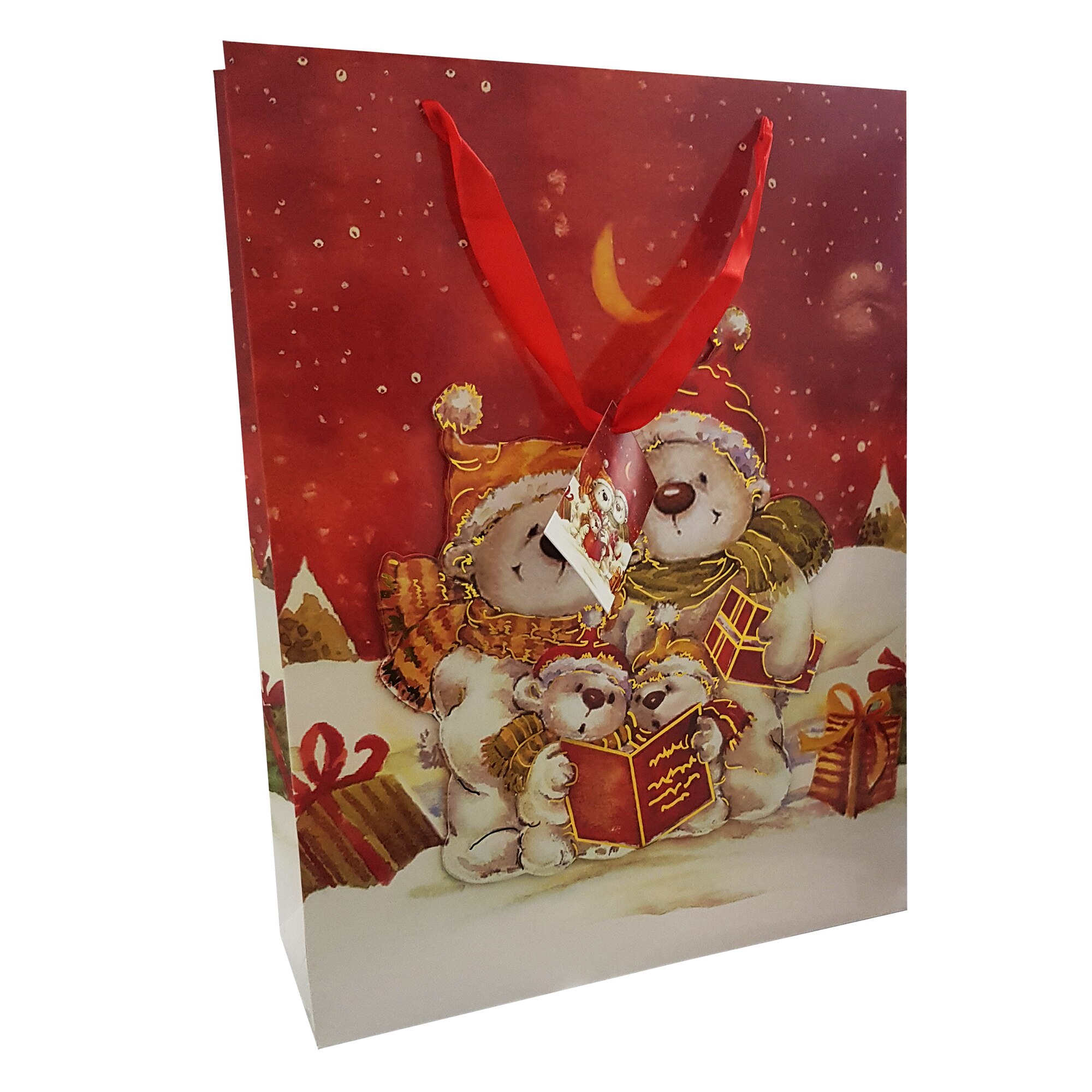 Set 10 buc Punga AR2 cu aplicatii Craciun, 32x12x42 cm