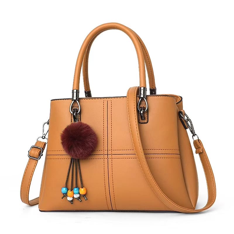Geanta Dama Carole Galben 33x25x11 CM