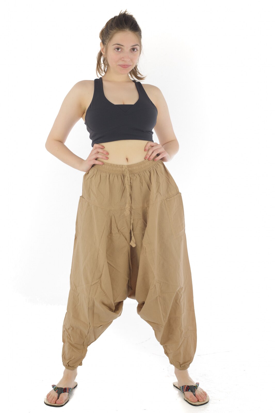 Salvari Ucca intr-o culoare, Crem, Marime universala